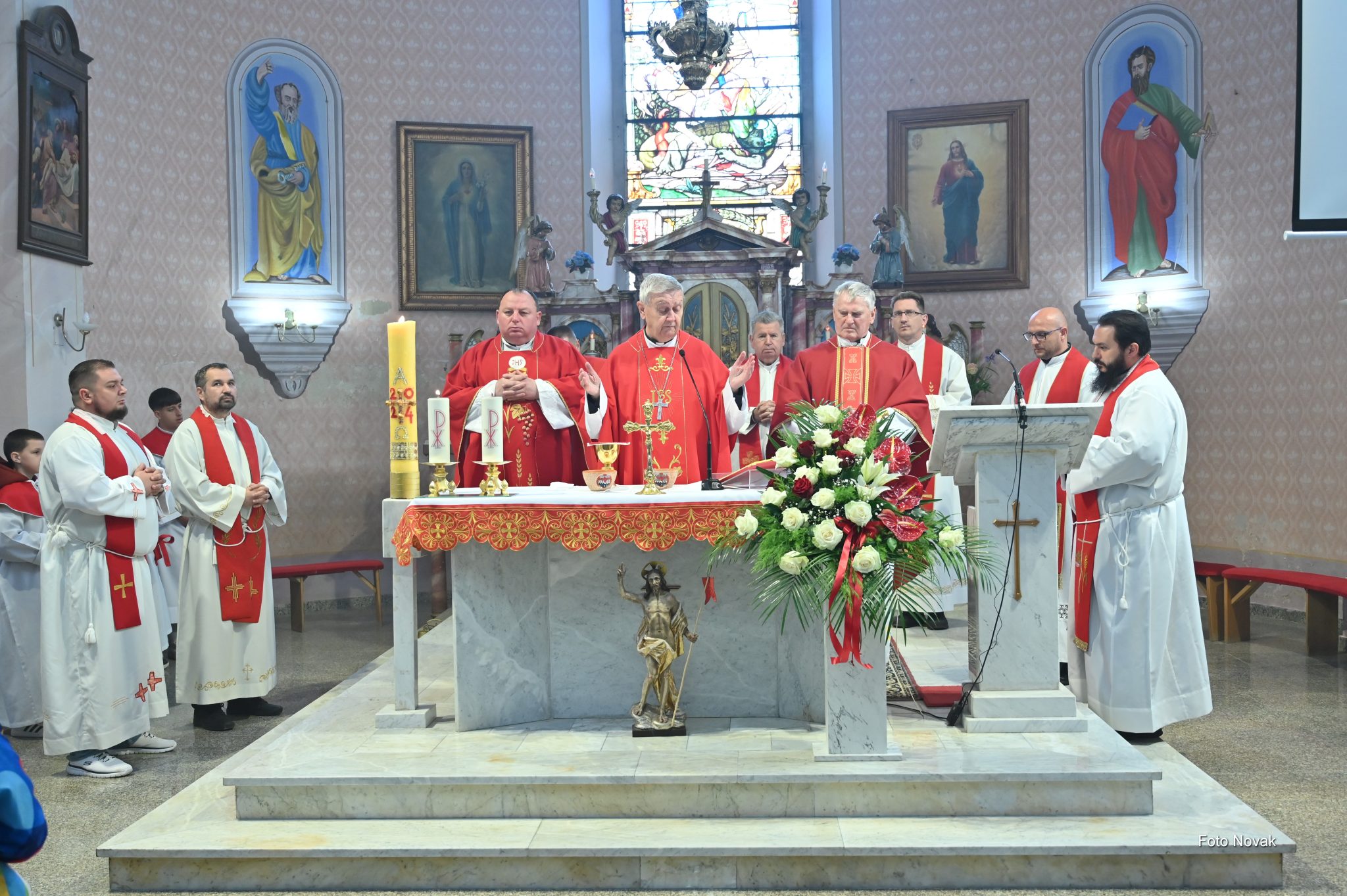 Sveta misa u župnoj crkvi Sv. Jurja u Svetom Đurđu